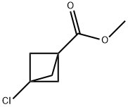 3-氯双环[1.1.1]戊烷-1-羧酸甲酯 结构式