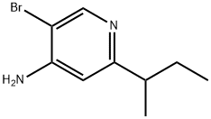 4-Amino-3-bromo-6-(sec-butyl)pyridine 结构式