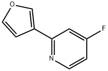 4-Fluoro-2-(3-furyl)pyridine 结构式