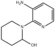 1-(3-AMINOPYRIDIN-2-YL)PIPERIDIN-2-OL 结构式
