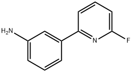 2-Fluoro-6-(3-aminophenyl)pyridine 结构式