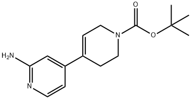 TERT-BUTYL 4-(2-AMINOPYRIDIN-4-YL)-1,2,3,6-TETRAHYDROPYRIDINE-1-CARBOXYLATE 结构式
