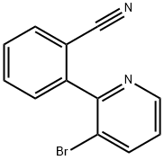 3-Bromo-2-(2-cyanophenyl)pyridine 结构式