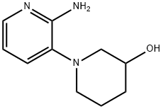 1-(2-AMINOPYRIDIN-3-YL)PIPERIDIN-3-OL 结构式