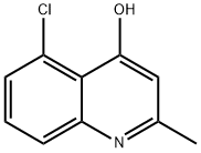 4-Quinolinol, 5-chloro-2-methyl- 结构式