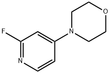 4-(2-FLUOROPYRIDIN-4-YL)MORPHOLINE 结构式