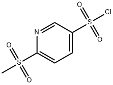 6-(甲磺酰基)吡啶-3-磺酰氯 结构式