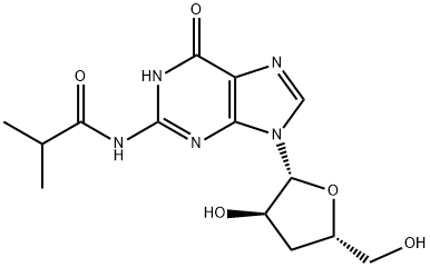 N2-iso-Butyroyl-3'-deoxyguanosine 结构式