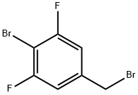 2-溴-5-(溴甲基)-1,3-二氟苯 结构式