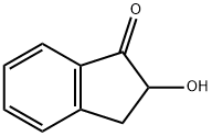 1H-Inden-1-one, 2,3-dihydro-2-hydroxy- 结构式