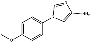 4-Amino-1-(4-methoxyphenyl)imidazole 结构式