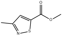 3-甲基异噻唑-5-甲酸甲酯 结构式