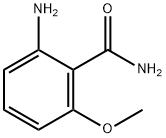 2-氨基-6-甲氧基苯甲酰胺 结构式