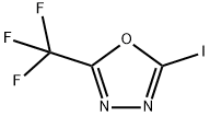 2-碘-5-(三氟甲基)-1,3,4-噁二唑 结构式