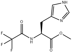 L-Histidine, N-(2,2,2-trifluoroacetyl)-, methyl ester 结构式