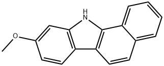 9-METHOXY-11H-BENZO[A]CARBAZOLE 结构式