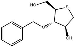 (3S,4S,5R)-4-(benzyloxy)-5-(hydroxymethyl)tetrahydrothiophen-3-ol 结构式