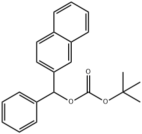 tert-butyl (2-naphthyl)(phenyl)methyl carbonate 结构式