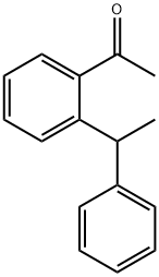 Ethanone, 1-[2-(1-phenylethyl)phenyl]- 结构式