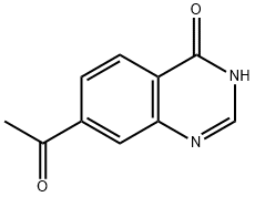 7-Acetylquinazolin-4(3H)-one 结构式