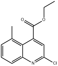 4-Quinolinecarboxylic acid, 2-chloro-5-methyl-, ethyl ester