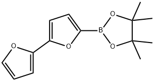 5-(2-Furyl)furan-2-boronic acid pinacol ester 结构式