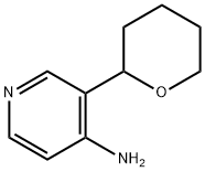 4-Amino-3-(oxan-2-yl)pyridine 结构式