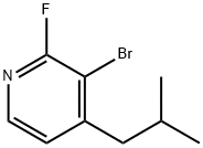 2-Fluoro-3-bromo-4-(iso-butyl)pyridine 结构式