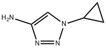 1-Cyclopropyl-1H-1,2,3-triazol-4-amine 结构式