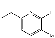 3-Bromo-2-fluoro-6-(iso-propyl)pyridine 结构式