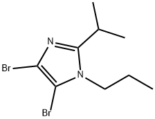 4,5-Dibromo-1-(n-propyl)-2-(iso-propyl)-1H-imidazole 结构式