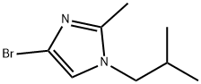 4-Bromo-1-(iso-butyl)-2-methylimidazole 结构式