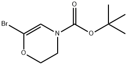 N-Boc-2,3-Dihydro-6-bromo-[1,4]oxazine 结构式