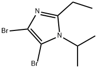 4,5-Dibromo-1-(iso-propyl)-2-ethyl-1H-imidazole 结构式