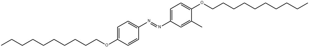 4,4'-双(癸氧基)-3-甲基偶氮苯 结构式