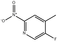 5-fluoro-4-methyl-2-nitropyridine 结构式