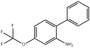 4-(Trifluoromethoxy)biphenyl-2-amine 结构式