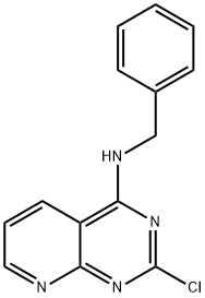 N-BENZYL-2-CHLOROPYRIDO[2,3-D]PYRIMIDIN-4-AMINE 结构式