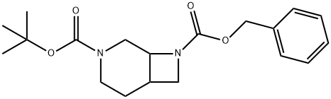 3-boc-8-cbz-3,8-diazabicyclo[4.2.0]octane 结构式