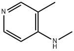 N,3-二甲基吡啶-4-胺 结构式