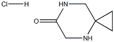 4,7-二氮杂螺[2.5]辛烷-6-酮盐酸盐 结构式