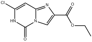 7-氯-5-氧代-5,6-二氢咪唑并[1,2-C]嘧啶-2-羧酸乙酯 结构式