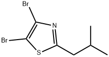4,5-Dibromo-2-(iso-butyl)thiazole 结构式
