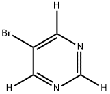5-Bromopyrimidine-d3 结构式