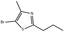 5-Bromo-4-methyl-2-(n-propyl)thiazole 结构式