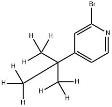 2-溴-4-(叔丁基-D9)-吡啶 结构式