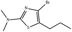 4-Bromo-5-(n-propyl)-2-(dimethylamino)thiazole 结构式