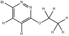 3-Bromo-6-ethoxypyridazine-d7 结构式