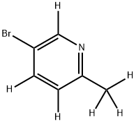 3-Bromo-6-methylpyridine-d6 结构式