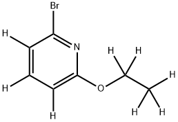 2-Bromo-6-ethoxypyridine-d8 结构式